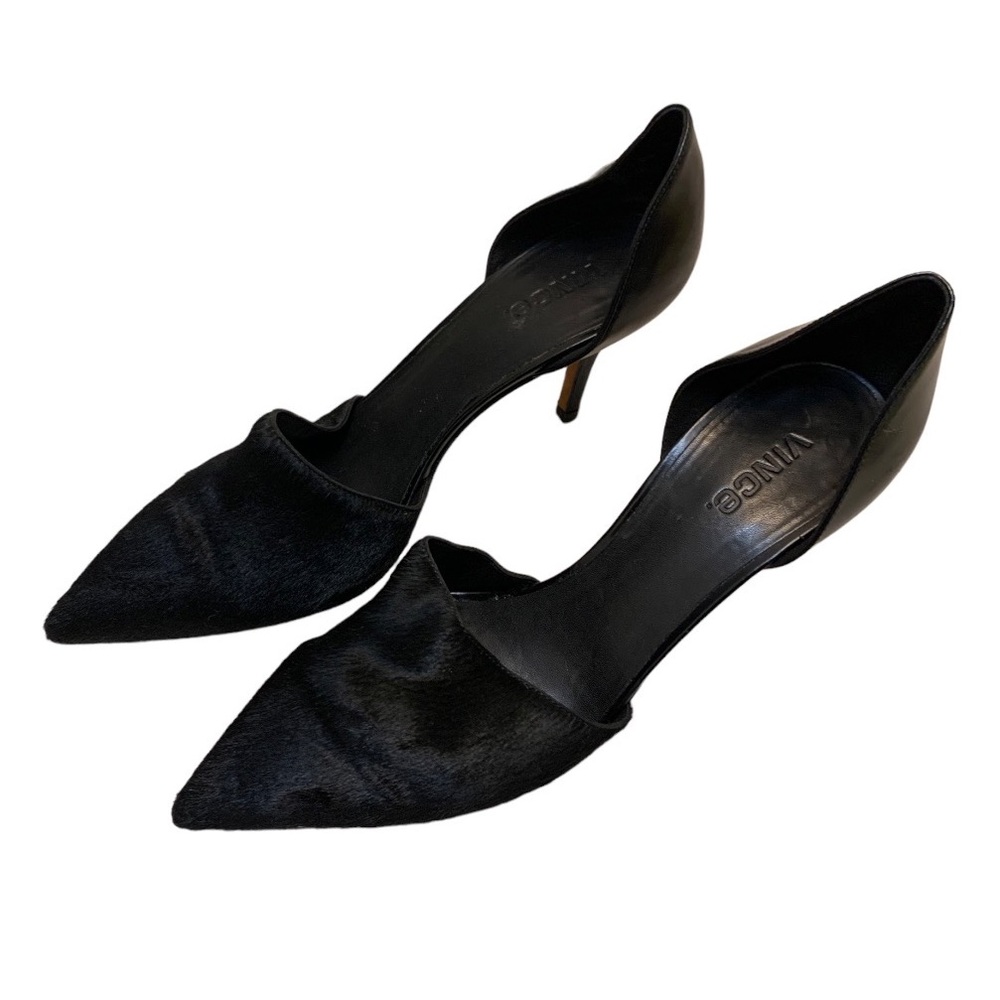 Vince Claire Two-Piece Calf Hair Pump